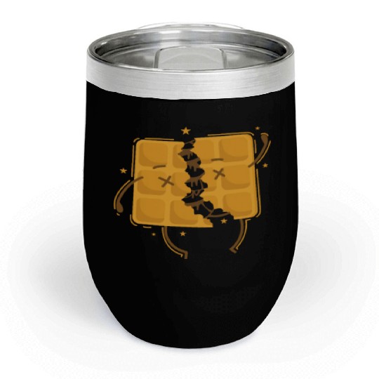 filled Waffle Dough Pastry Baker Snack Chill Wine Tumblers
