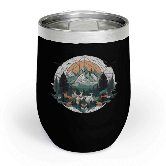 Geoforest Tapestry Chill Wine Tumblers