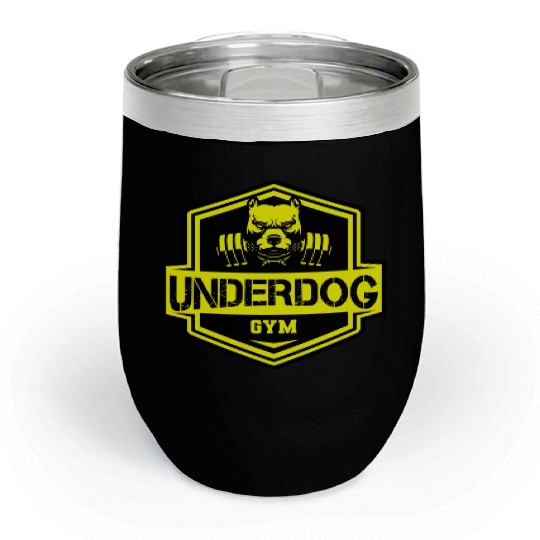 Pitbull - Underdog GYM Chill Wine Tumblers