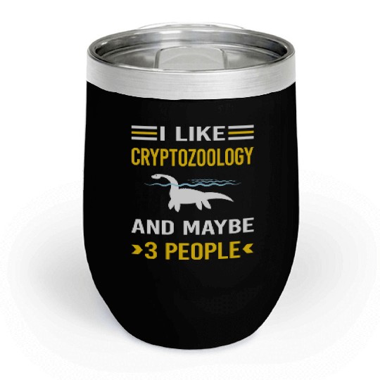 3 People Cryptozoology Cryptid Cryptids Chill Wine Tumblers