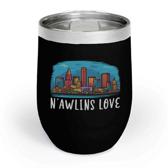 New Orleans Louisiana USA America United States Chill Wine Tumblers