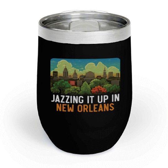 New Orleans Louisiana USA America United States Chill Wine Tumblers