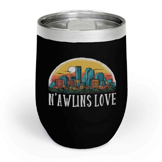 New Orleans Louisiana USA America United States Chill Wine Tumblers