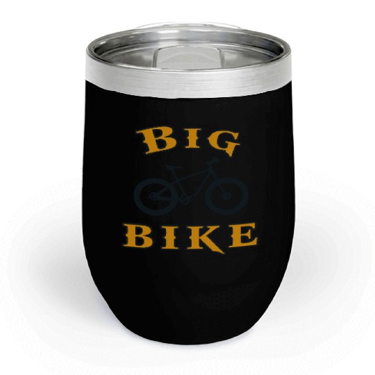 big bike mountain Chill Wine Tumblers
