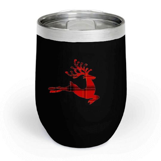 Christmas reindeer Chill Wine Tumblers
