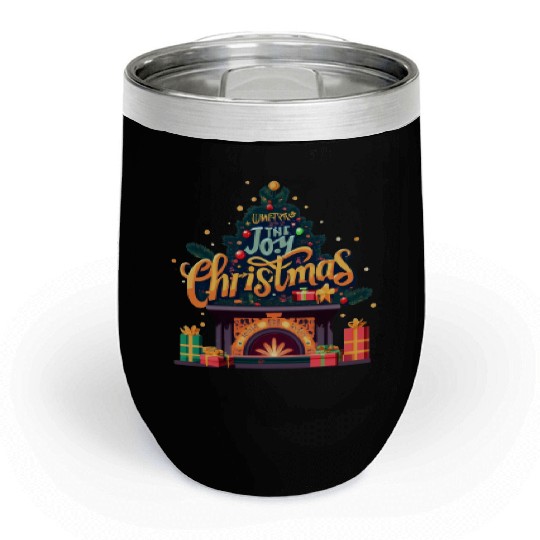 The Joy Christmas Chill Wine Tumblers