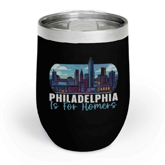 Philadelphia City Pennsylvania USA United States Chill Wine Tumblers