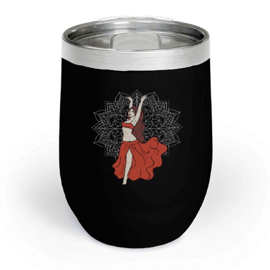 Belly Dance Lover Belly Dancer Instructor Chill Wine Tumblers