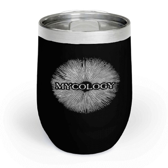 Mycology - The science of fungi (white) Chill Wine Tumblers