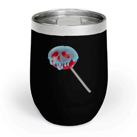 Poison Apple Halloween Candy Lollipop Chill Wine Tumblers