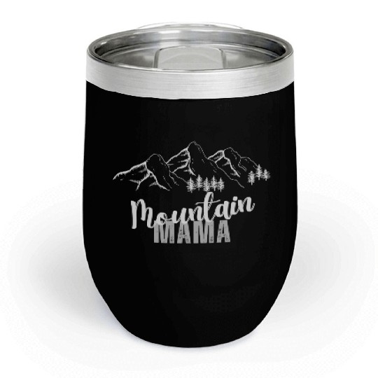 Mountain Mama, 3 Mountain peaks Chill Wine Tumblers