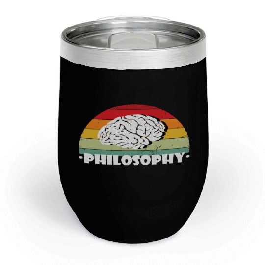 Philosophy Use Your Brain Chill Wine Tumblers