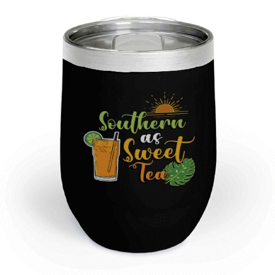 Sweet Tea Southern As Sweet Tea Southern Country Chill Wine Tumblers