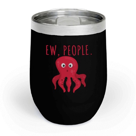 Ew People Octopus Chill Wine Tumblers