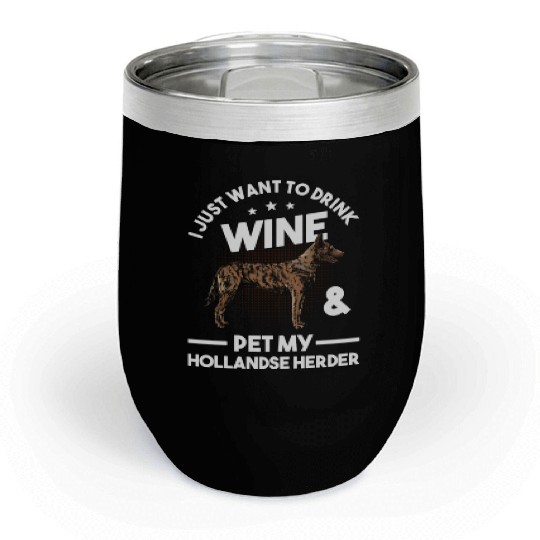 Hollandse Herder And Wine Chill Wine Tumblers
