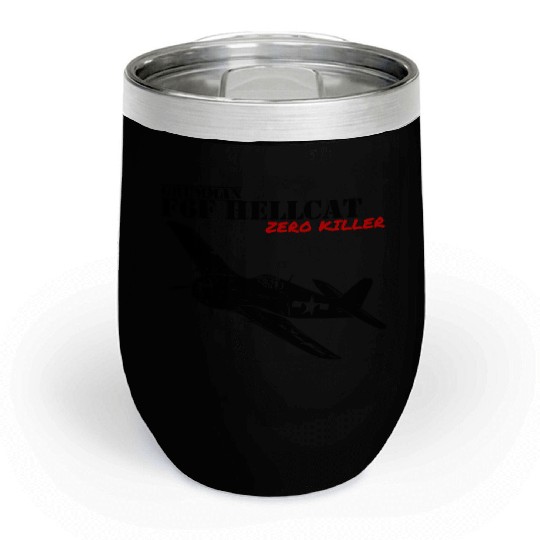 F6F Hellcat Chill Wine Tumblers