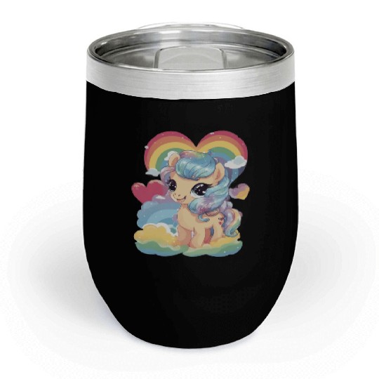 Forever Love Pony Chill Wine Tumblers