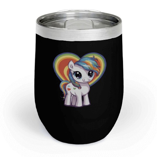 Love Pony Chill Wine Tumblers