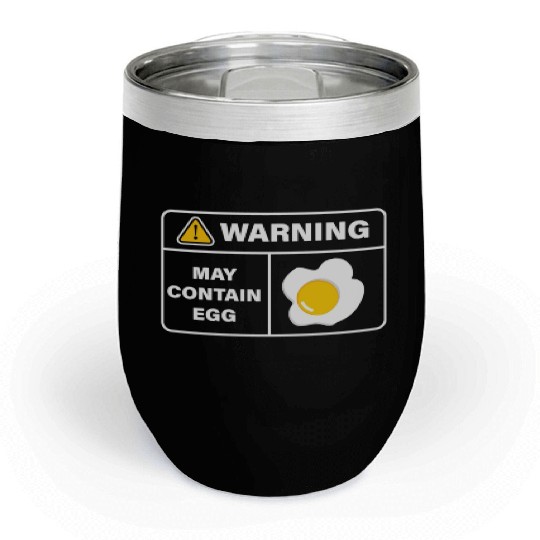 Fried Egg Lover Funny Foodie Chill Wine Tumblers