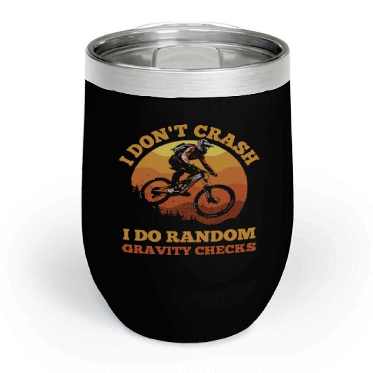 Daredevil Cyclist Chill Wine Tumblers