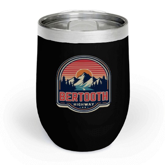 Beartooth Highway US 212 Chill Wine Tumblers