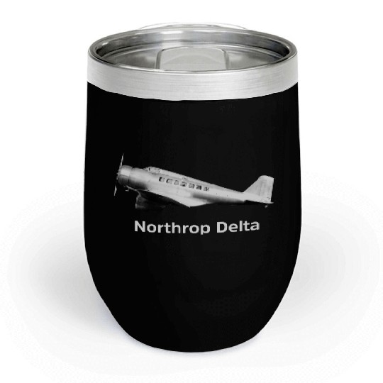 Northrop Delta Aircraft Chill Wine Tumblers