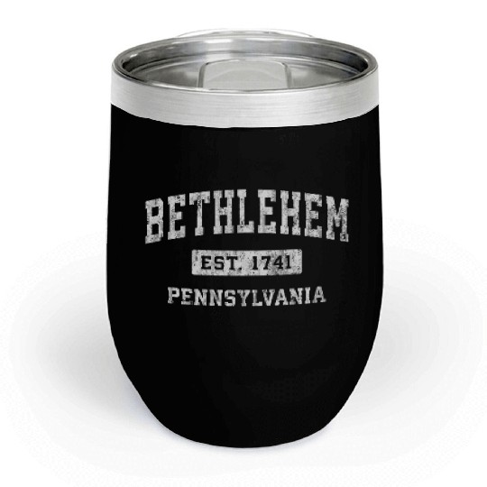 Bethlehem Pennsylvania Pa Established Sports Chill Wine Tumblers