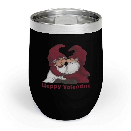 Happy Valentine's Day Chill Wine Tumblers