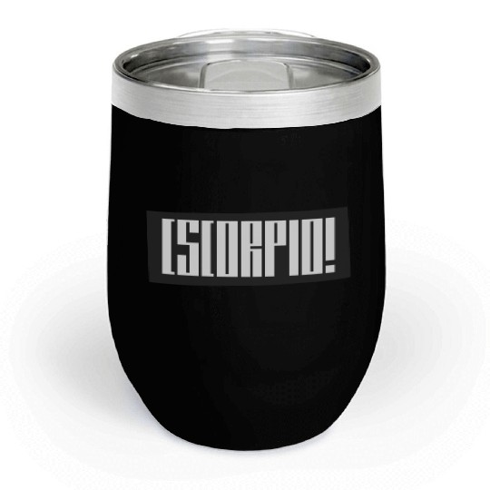 scorpio zodiac Chill Wine Tumblers