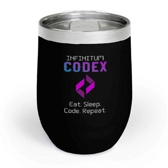 Programmer Codex Eat Sleep Code Repeat Chill Wine Tumblers