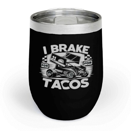 Sprint Car Mom Dirt Track Racing Racing Race Day Chill Wine Tumblers