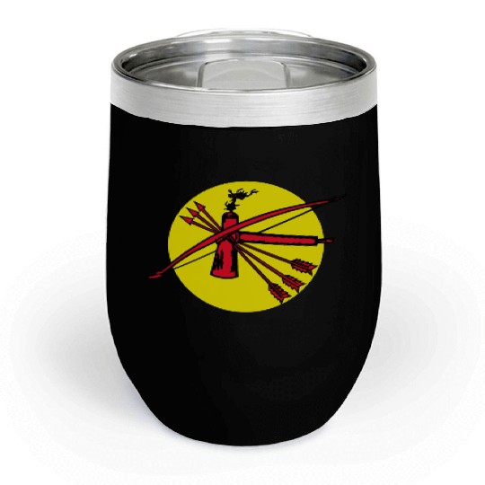 The Great Seal of Choctaw Nation of Oklahoma Chill Wine Tumblers