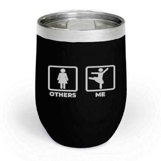 Me as a Ballet Dancer Chill Wine Tumblers