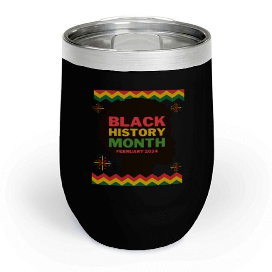 Strength in Diversity Black History Month Chill Wine Tumblers