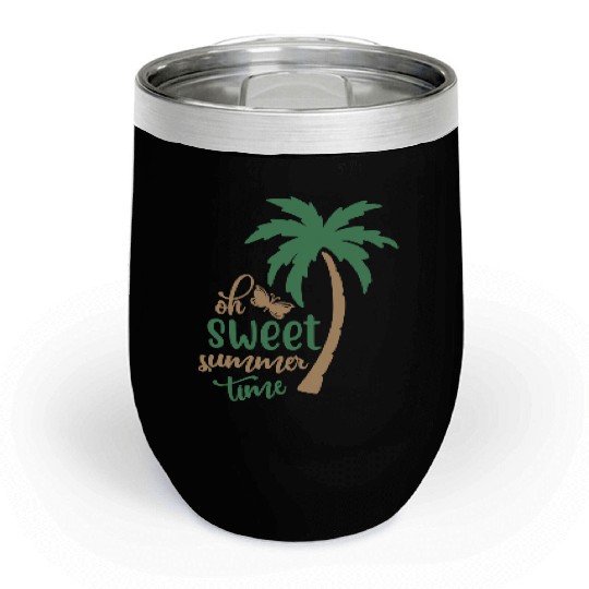Sweet summer time Chill Wine Tumblers