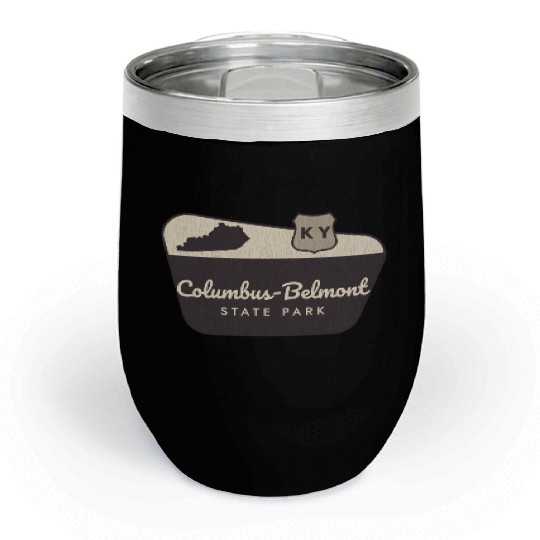 Columbus-Belmont State Park Kentucky Welcome Sign Chill Wine Tumblers