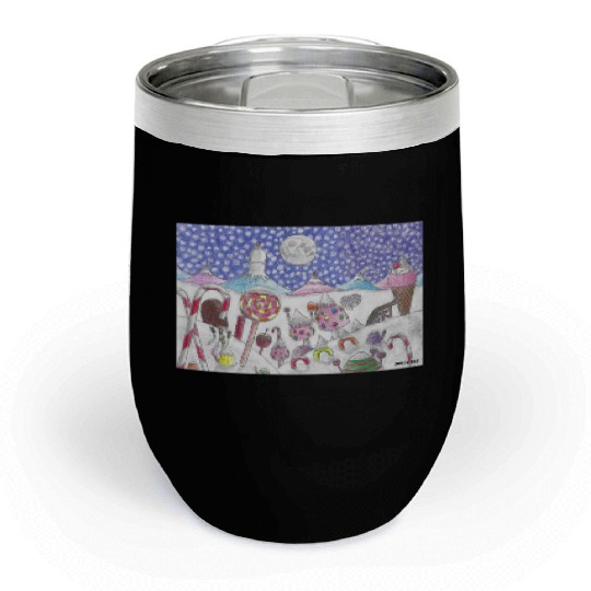 The Nutcracker Christmas Candy Land Chill Wine Tumblers