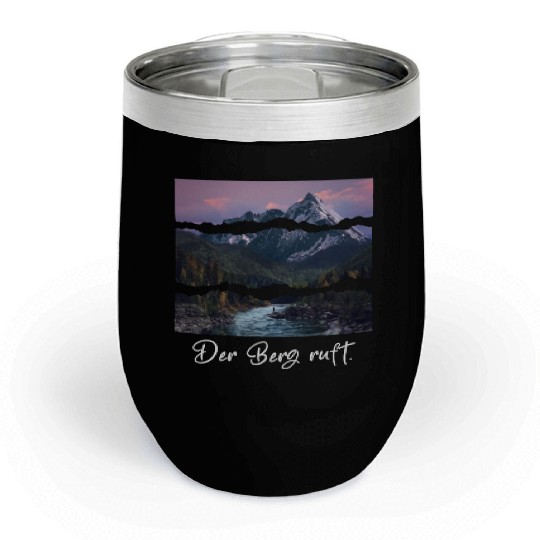 the mountain is calling Chill Wine Tumblers