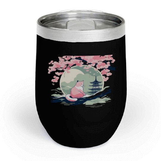 Sakura Serenity Chill Wine Tumblers