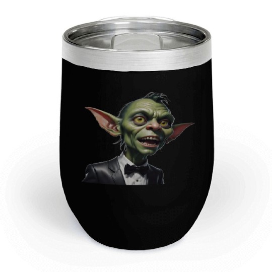 Green Goblin with Tuxedo Chill Wine Tumblers