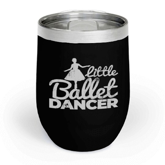 Little Ballet Dancer Chill Wine Tumblers
