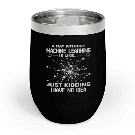 Machine Learning and AI Mastery Design Chill Wine Tumblers