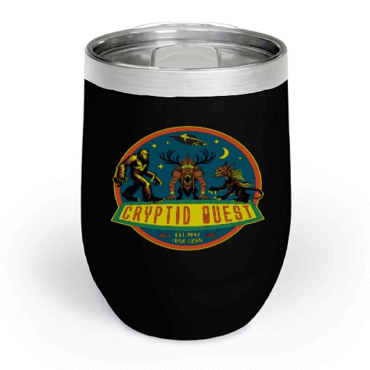 Cryptid Quest Chill Wine Tumblers