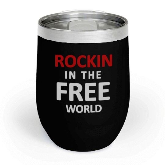 Neil Young Rockin In The Free World Chill Wine Tumblers