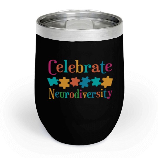 Celebrate Neurodiversity Chill Wine Tumblers