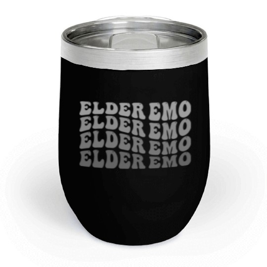 Elder EMO Multi Word Groovy Style Chill Wine Tumblers