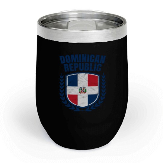 Dominican Republic Chill Wine Tumblers