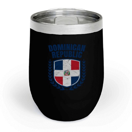 Dominican Republic Chill Wine Tumblers