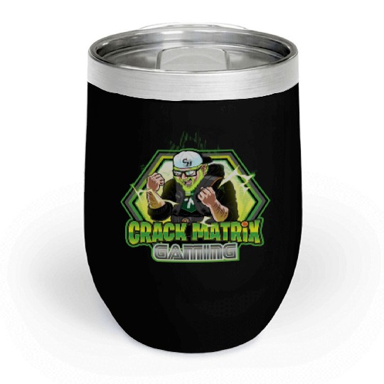 Crack Matrix Broly-Green Rage Quit Chill Wine Tumblers