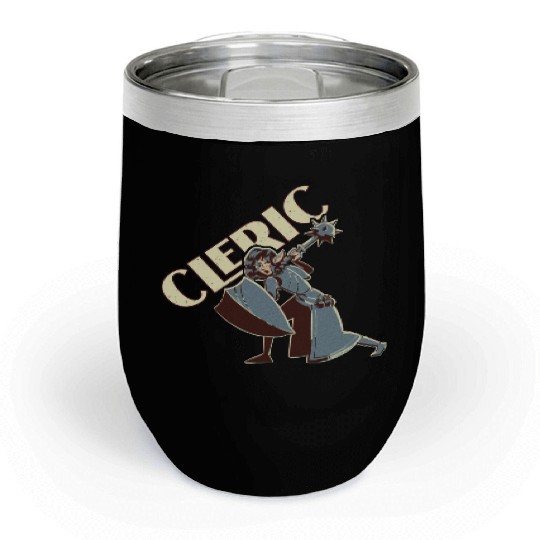 Retro Elf Cleric Chill Wine Tumblers